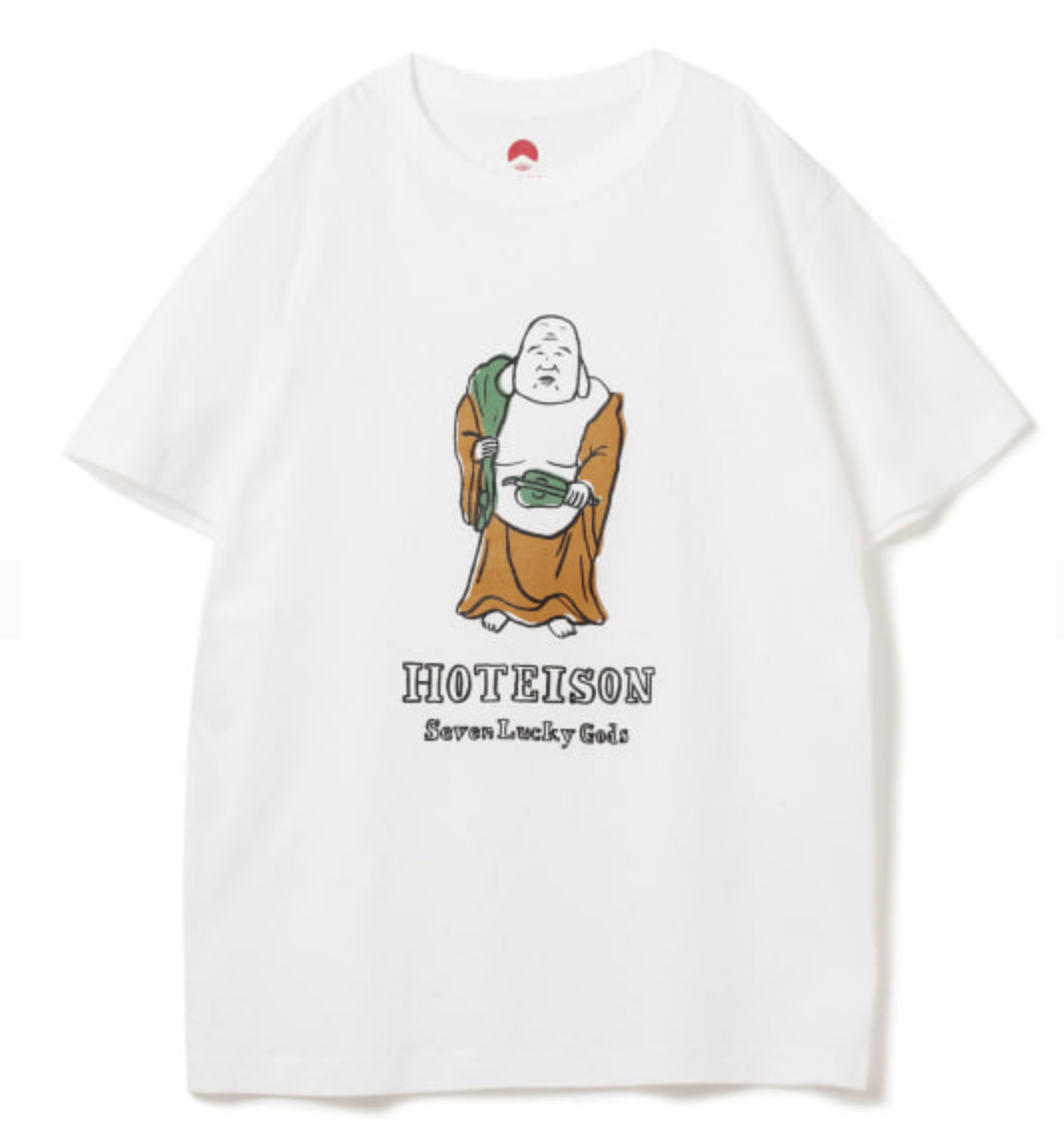＜UNISEX＞NAIJEL GRAPH × BEAMS JAPAN / 別注 七福神 Tシャツ 