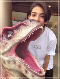 ラウールは恐竜好き