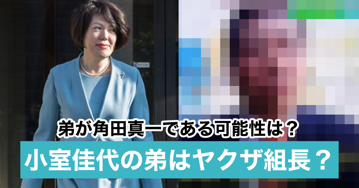 顔画像 小室佳代の弟は角田真一で暴力団組長 反社で山口組 浜尾組 若頭の噂 Sukima